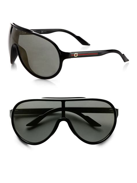 gucci shield sunglasses replica|shield gucci sunglasses men.